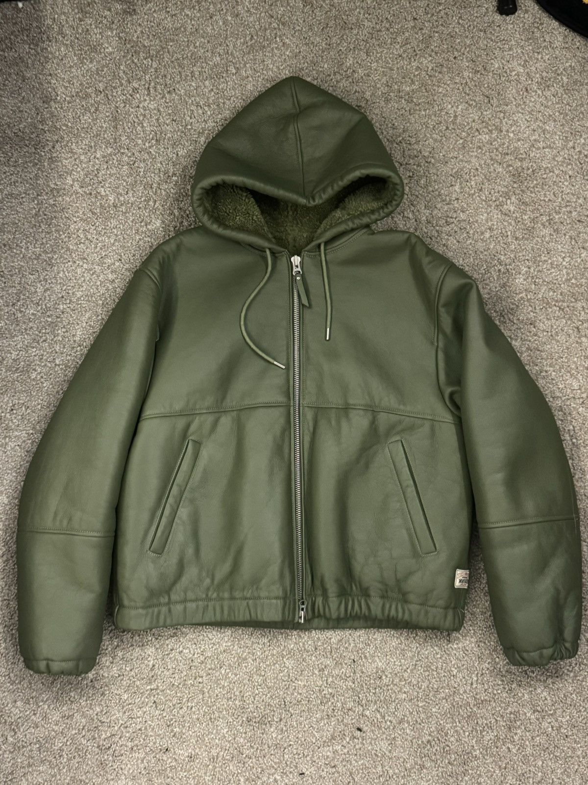 Stussy Stussy Shearling Hooded Work Jacket | Grailed