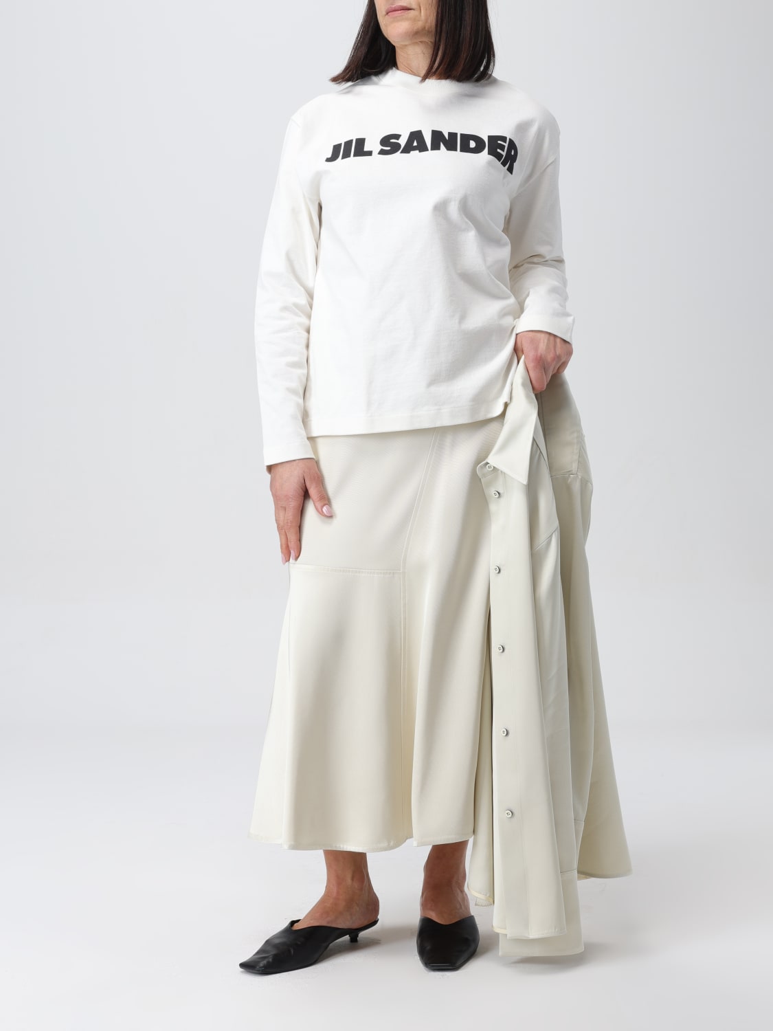 Jil Sander Tシャツ レディース - ホワイト | J02GC0107J45148