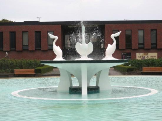 ペリカン噴水 - 久留米市、イシバシカルチャーセンターの写真