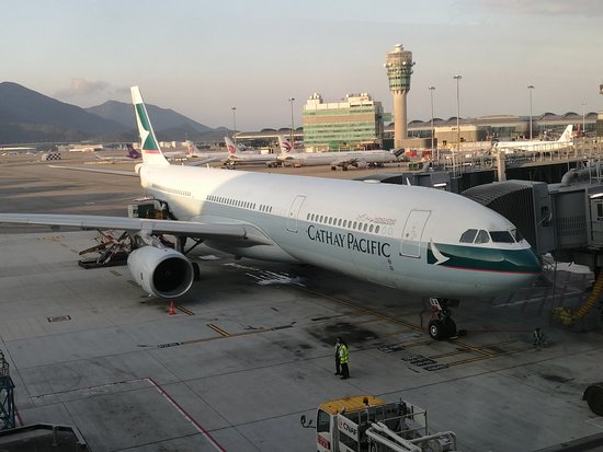 Cathay Pacific Airbus A330-300 at Hong Kong International Airport