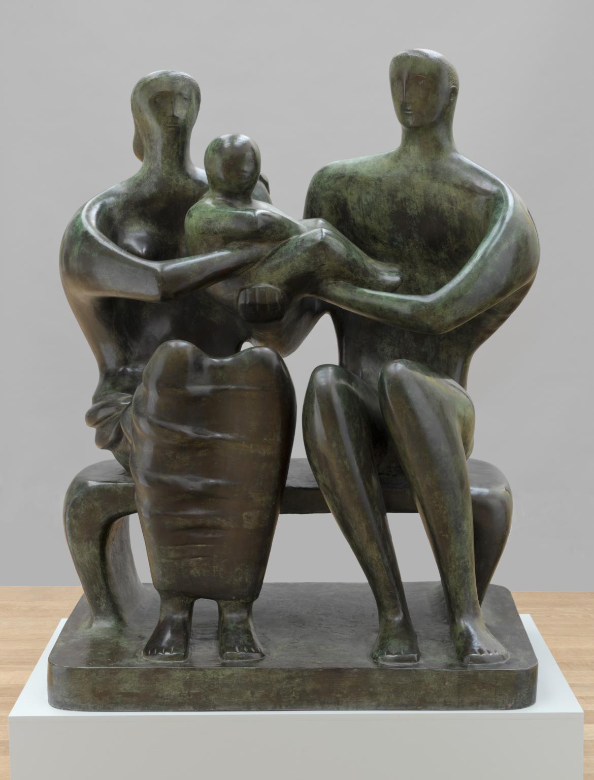 Henry Moore OM, CH, 'Family Group' 1949, cast 1950-1 (Henry Moore