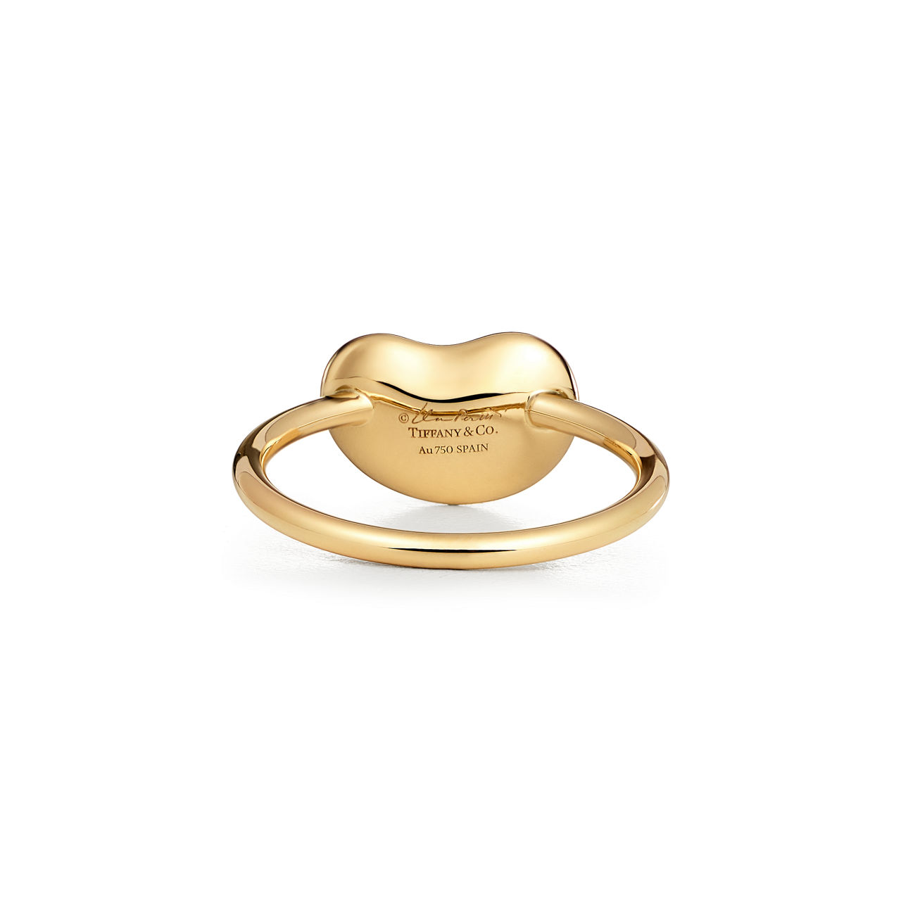 Elsa Peretti®:Bean® design Wire Ring in Yellow Gold, 12 mm
