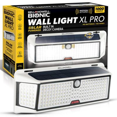 Bell & Howell Bionic Wall Light XL Pro 1000 Lumens Solar Powered