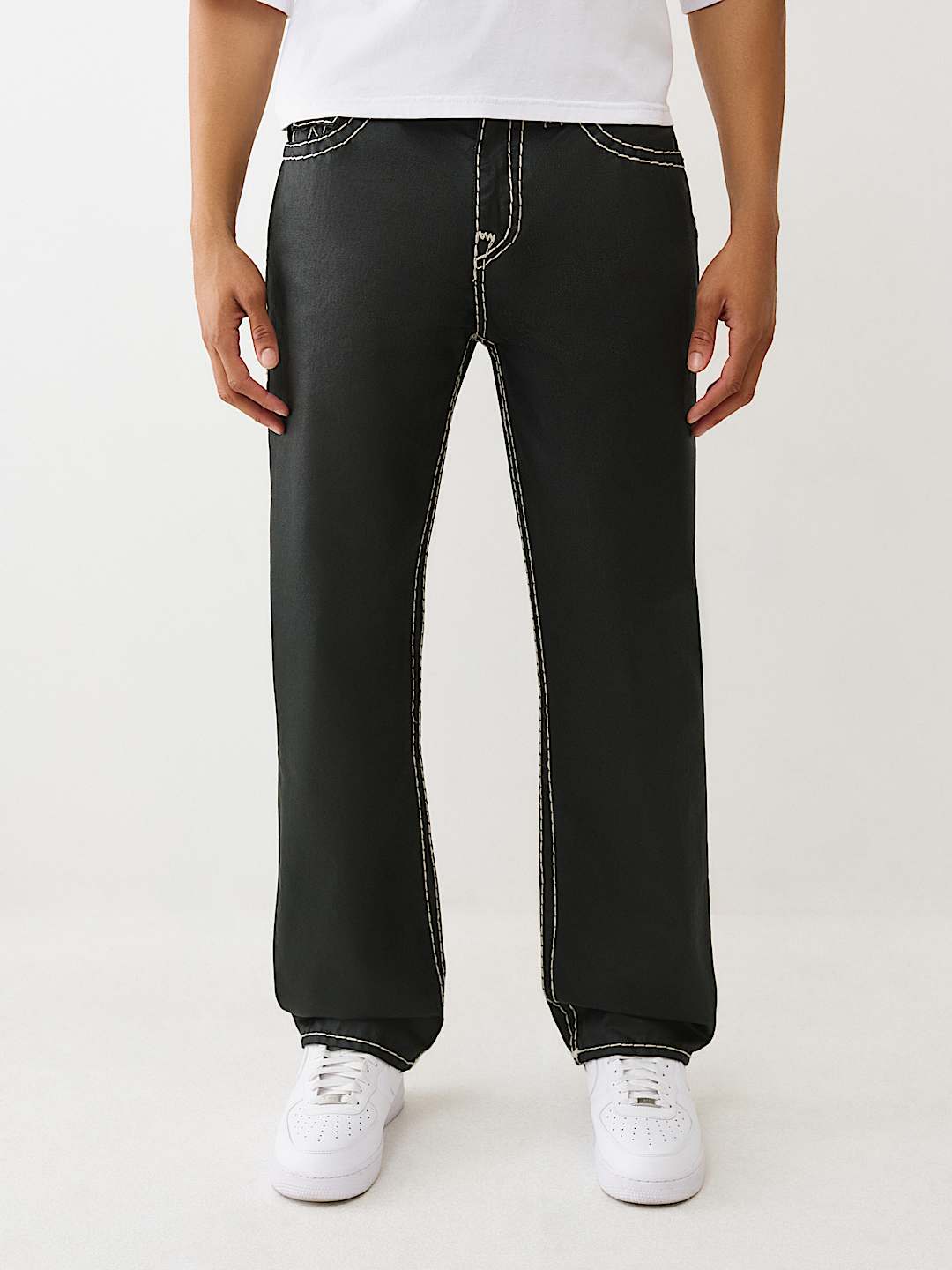 BOBBY SUPER T COATED BAGGY JEAN 32”