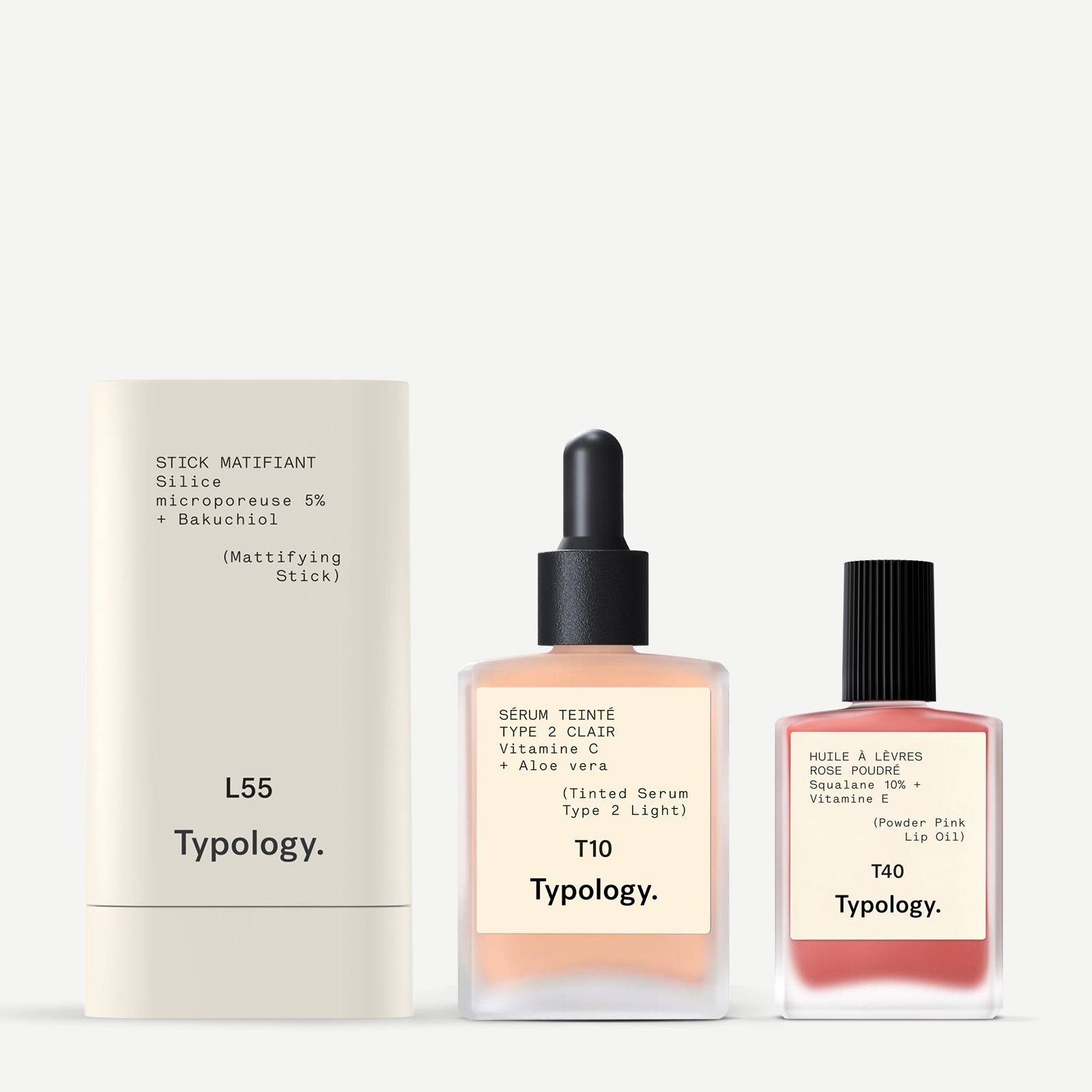 Tinted Mattifying & Perfecting Trio — Typology