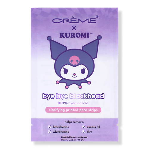 The Crème Shop - Kuromi Bye Bye Blackheads Printed Pore Strips