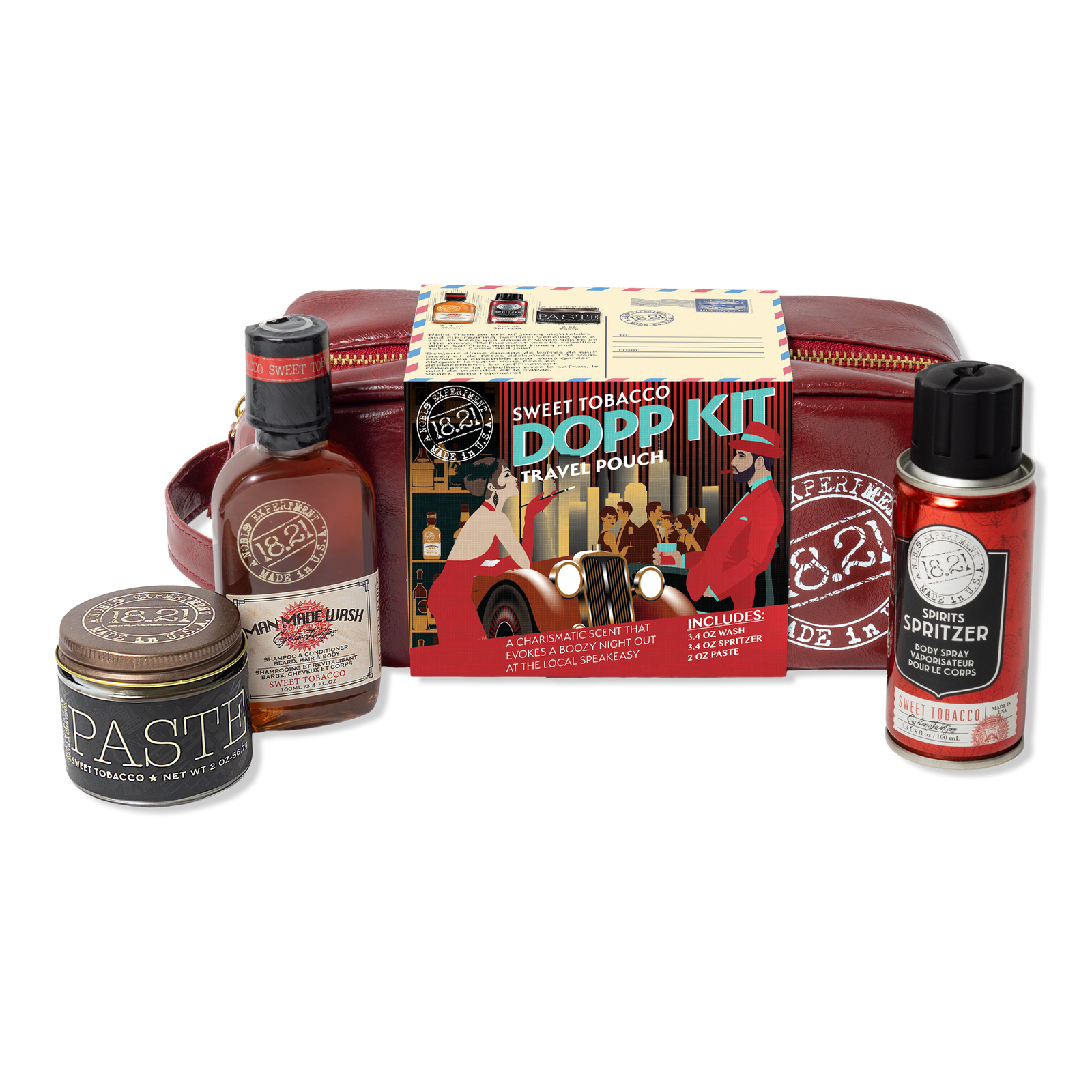 18.21 Man Made - Sweet Tobacco Dopp Kit Travel Pouch | Ulta Beauty