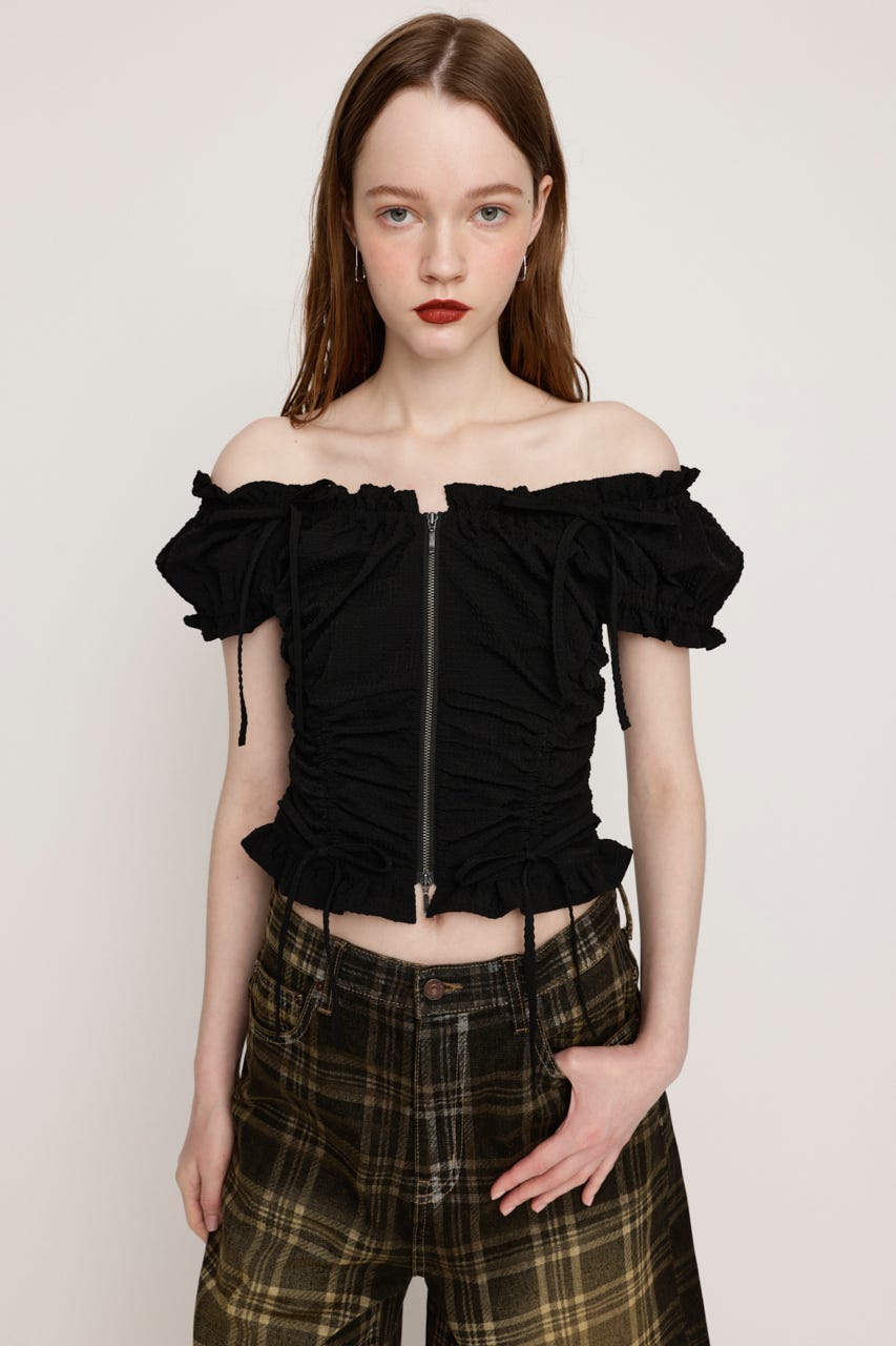 SLY | FRONTZIP 2WAY トップス (シャツ・ブラウス ) |SHEL'TTER WEBSTORE