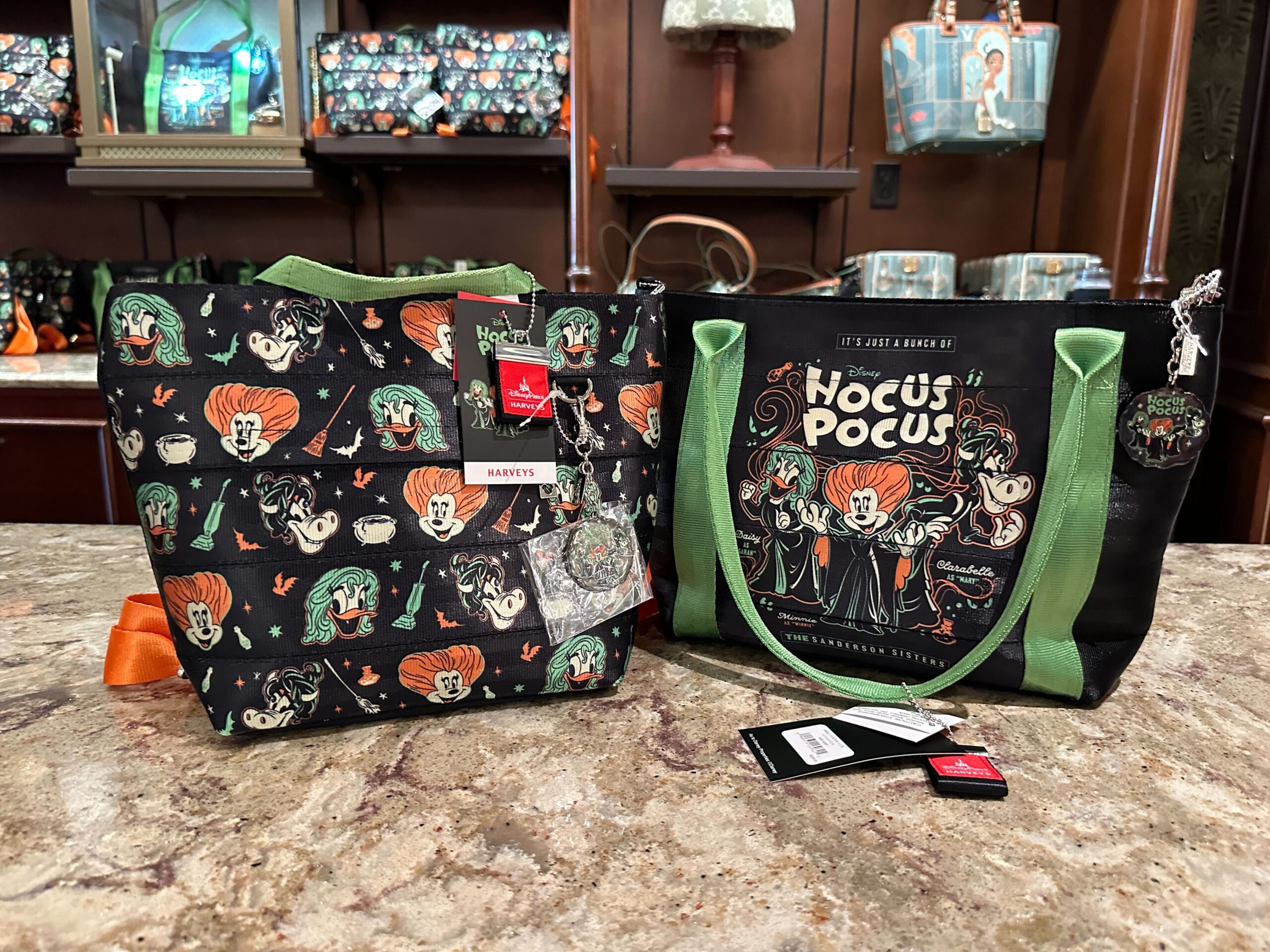 New 'Hocus Pocus' Minnie & Friends Harveys Bags at Walt Disney
