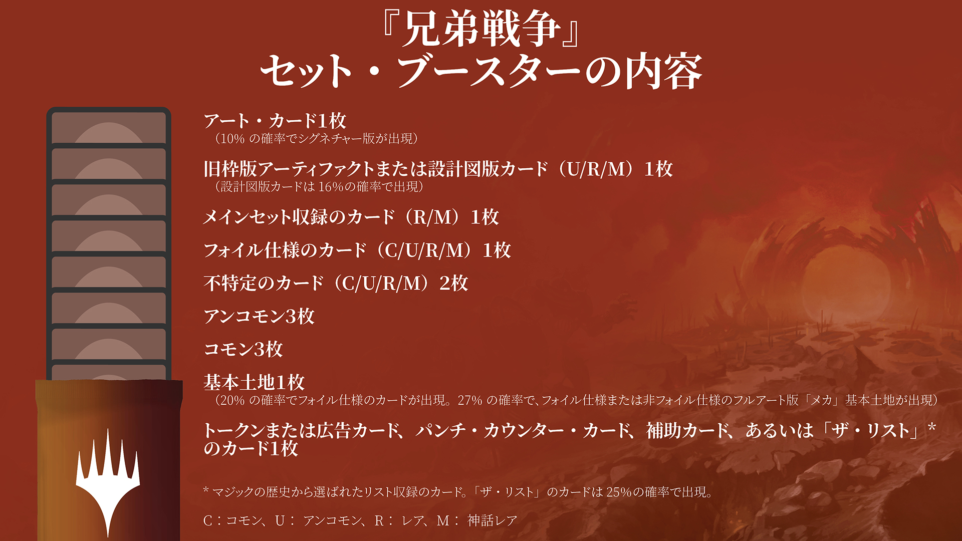 兄弟戦争』の各種ブースター製品の内容は？