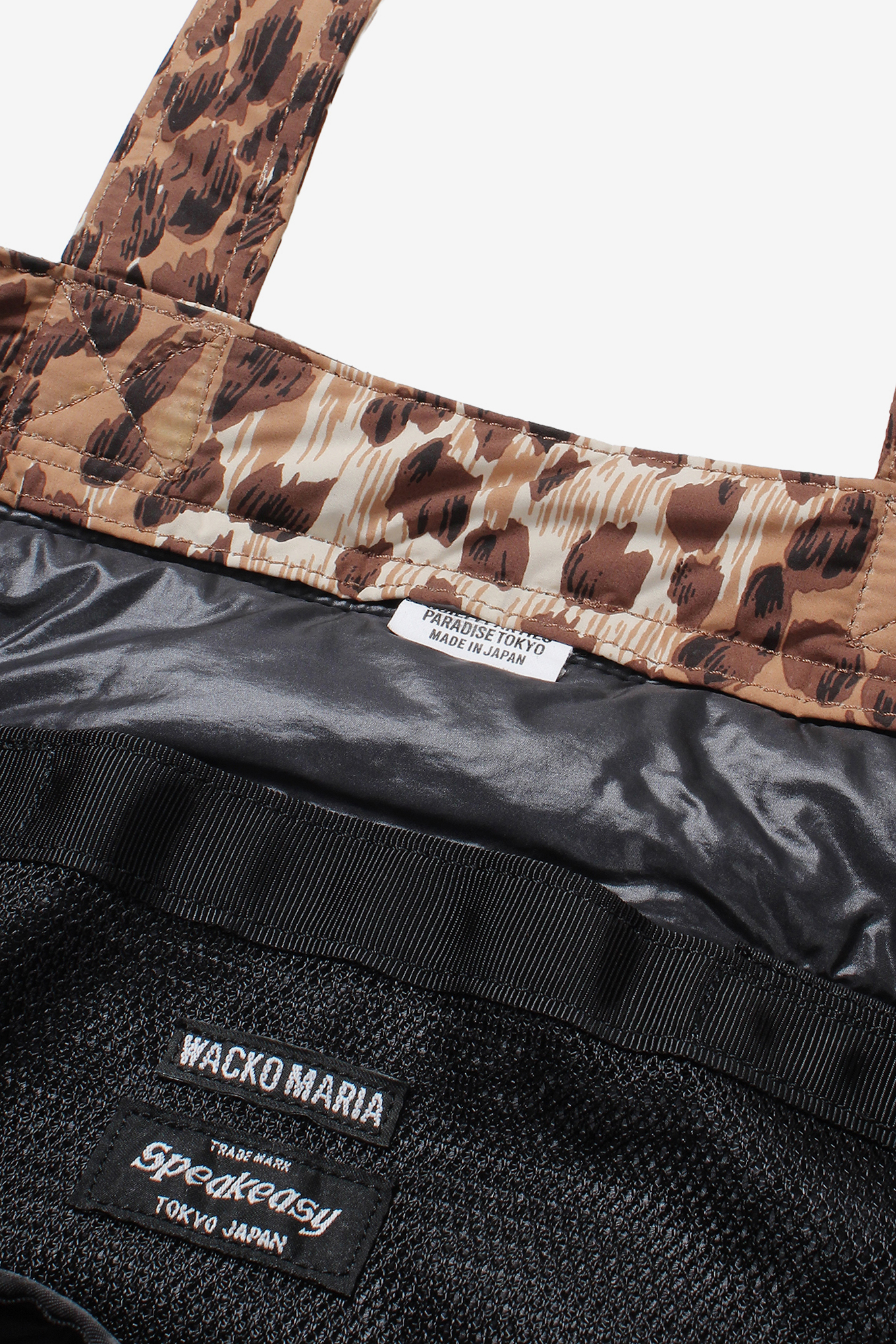 SPEAK EASY / LEOPARD 12 INCH RECORD BAG-WACKO MARIA-450000 | 웍스아웃