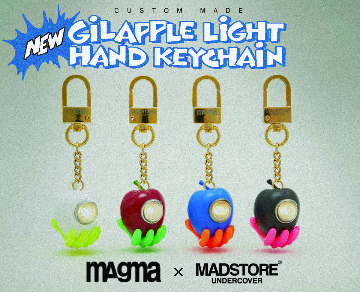 アンダーカバー」がアーティストユニットのマグマと協業 フィギュアと