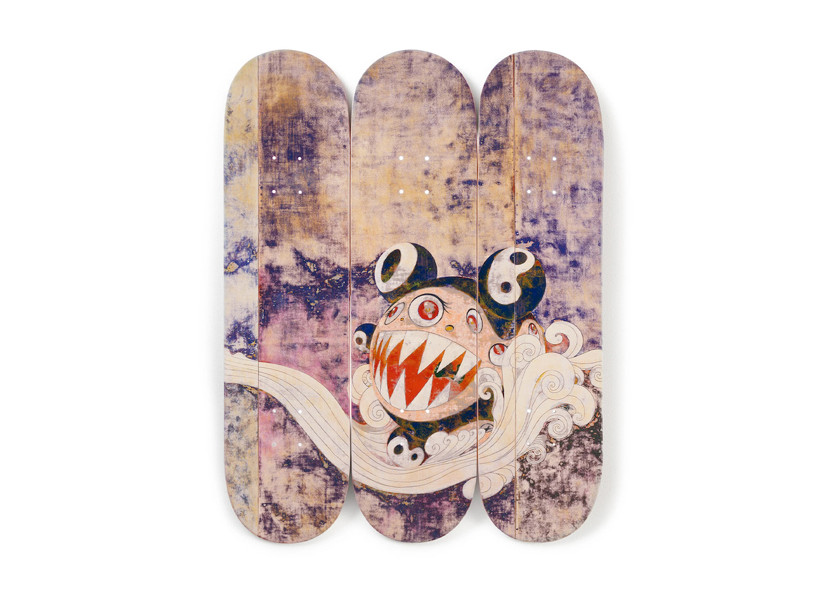 MoMA デザイン ストアがアーティスト村上隆とコラボでスケートボードを