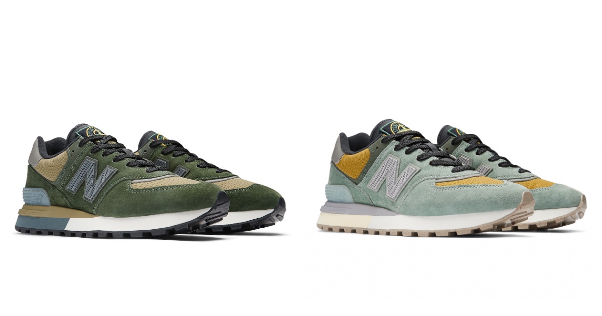 ニューバランス」×「ストーンアイランド」 スニーカー“574 レガシー”の