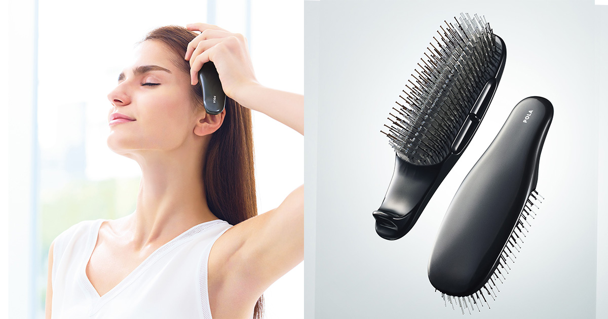 ポーラ」から自宅で手軽にヘッドスパを楽しめるリフトケアブラシが登場