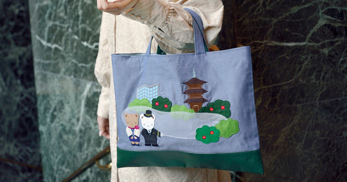 ファミリア」と「ホテル椿山荘東京」が初のコラボ 庭園内を再現した