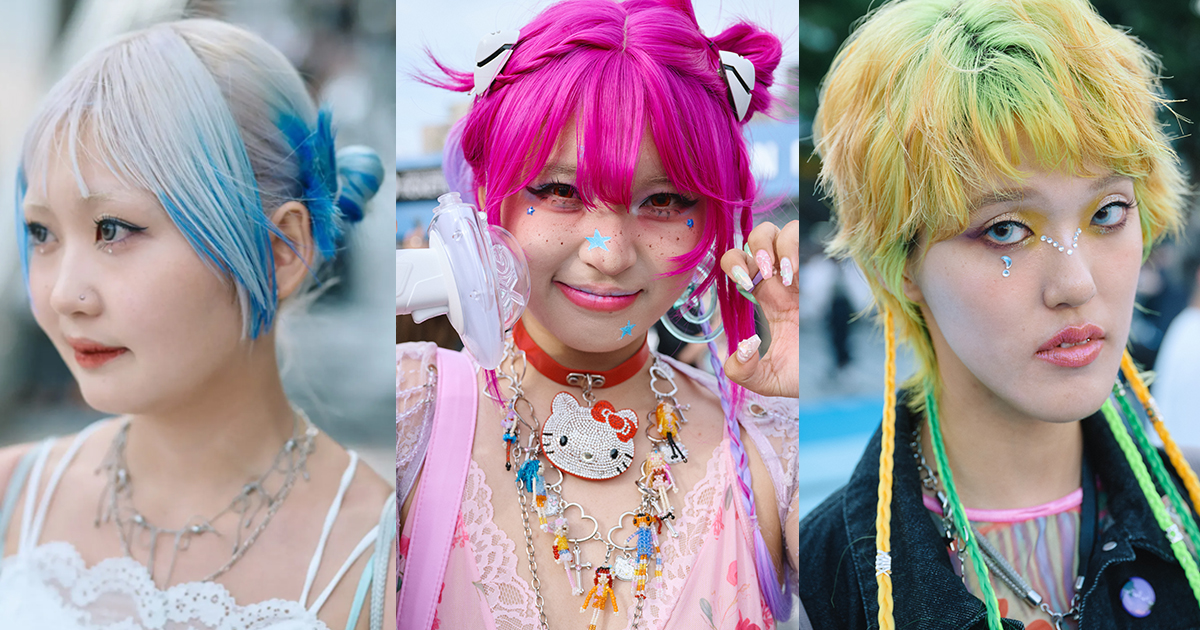 XGのファン“ALPHAZ”のヘアメイクをチェック ラインストーン＆“推しヘア