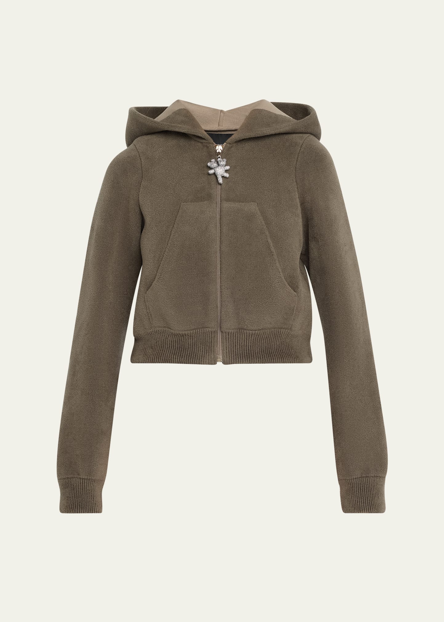 Marc Jacobs Runway Cropped Zip Up Hoodie With Heaven Brand