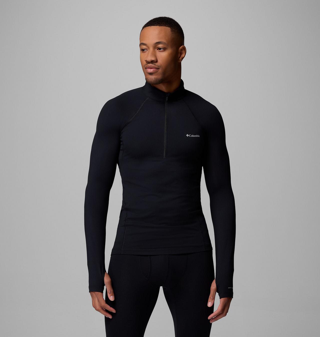 Men's Midweight Stretch Long Sleeve Half Zip Baselayer | Columbia
