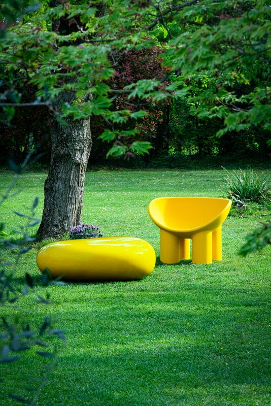 Driade Roly Poly armchair, recycled plastic, black | Finnish