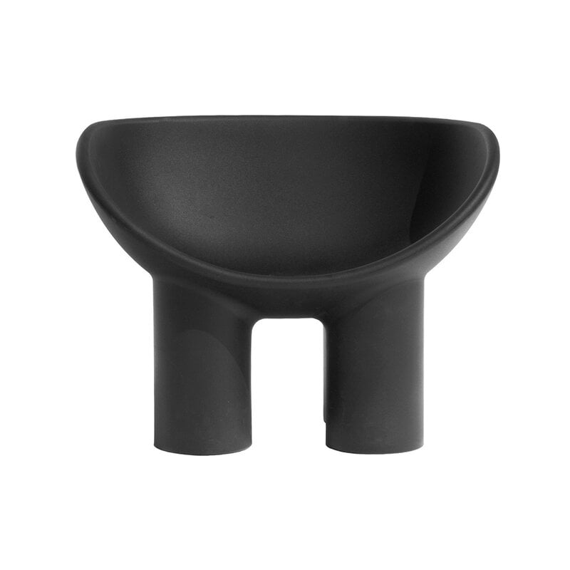 Driade Roly Poly armchair, recycled plastic, black | Finnish