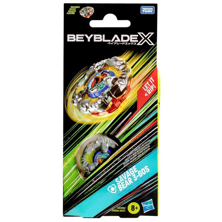 Hasbro Beyblade X Savage Bear3-60S Booster Set | GameStop