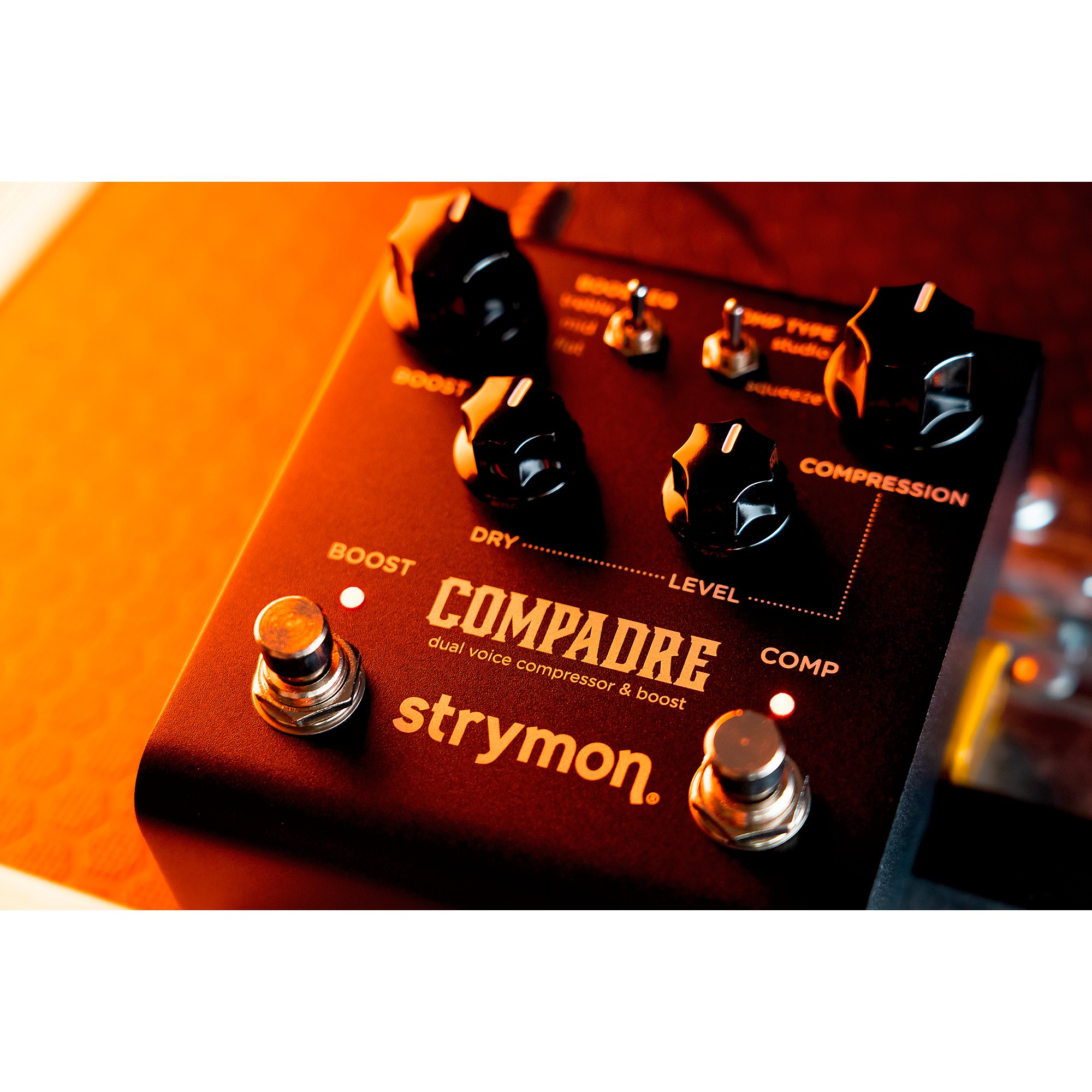 Strymon Compadre Dual Voice Compressor & Boost Effects Pedal