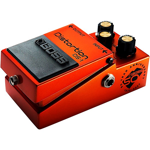 BOSS DS-1-B50A Distortion 50th Anniversary Effects Pedal Orange