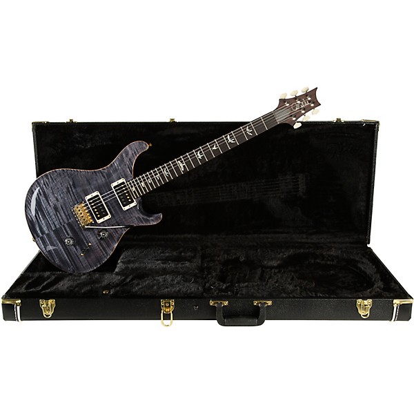 Platinum PRS Custom 24 10-Top Electric Guitar - Gray Black
