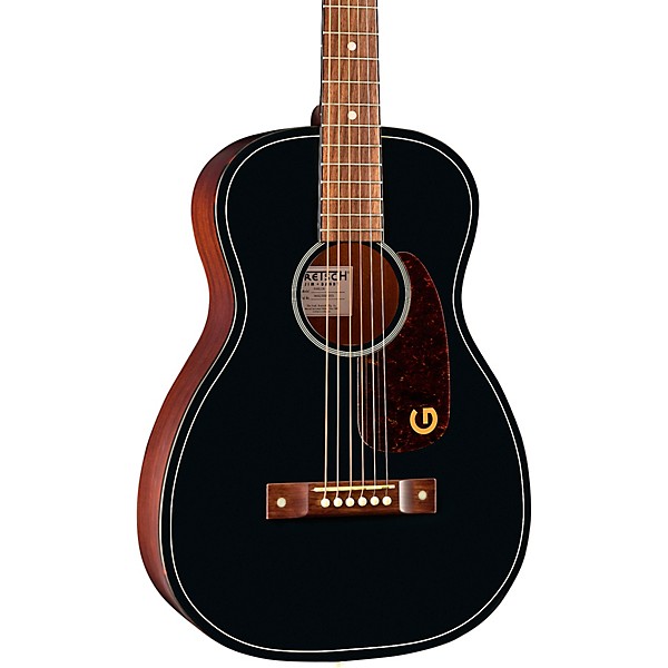 Gretsch Guitars Jim Dandy Deltoluxe Parlor Acoustic Guitar Black