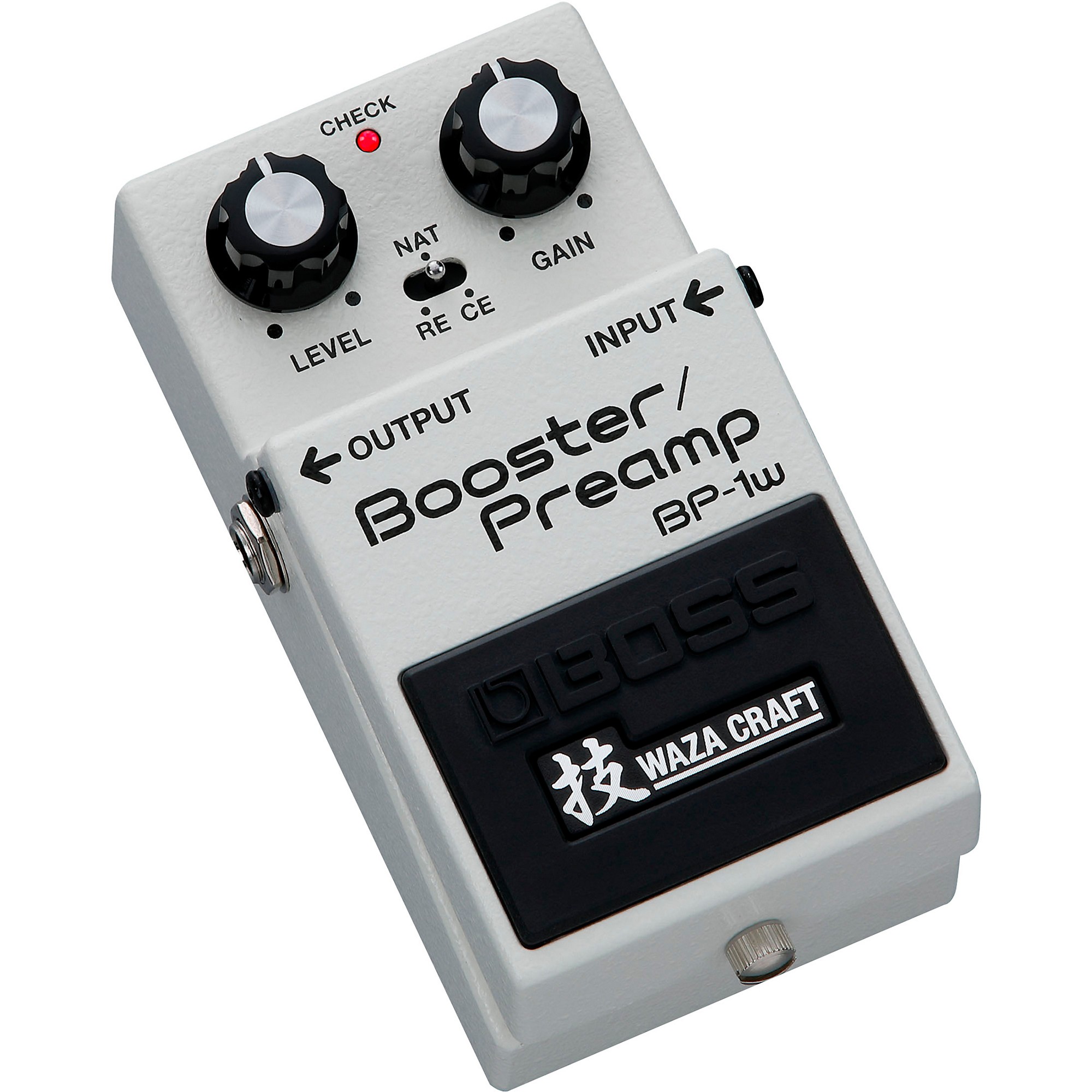 BOSS BP-1W Waza Craft Booster/Preamp Effects Pedal White | Guitar