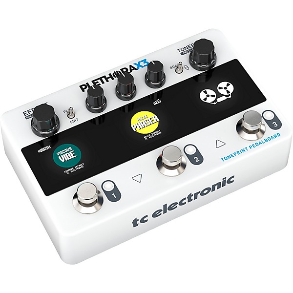 TC Electronic Plethora X3 TonePrint Multi-FX Effects Pedal White