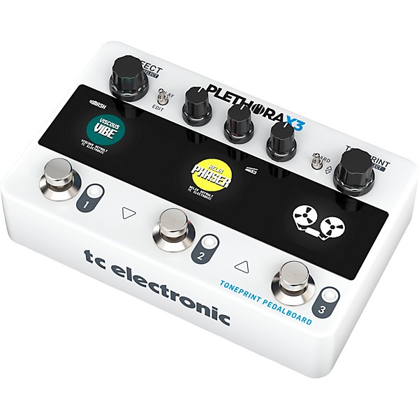 TC Electronic Plethora X3 TonePrint Multi-FX Effects Pedal White