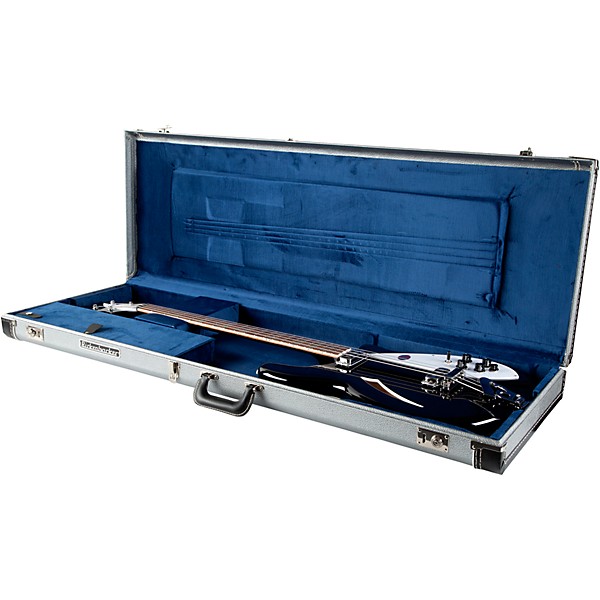 Platinum Rickenbacker 4005V Semi Hollow Body Bass Guitar Jetglo