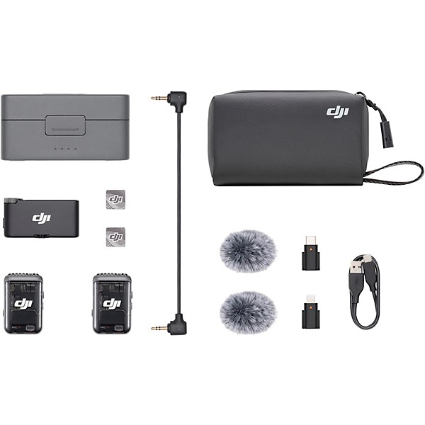 DJI Mic 2 2-Person Compact Digital Wireless Microphone System