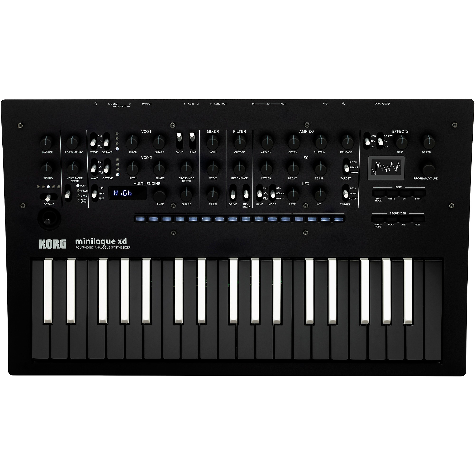 KORG minilogue xd inverted Polyphonic Analog Synthesizer | Guitar