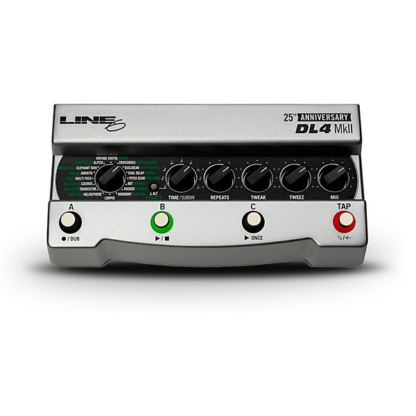 Line 6 DL4 MkII Silver Limited-Edition 25th Anniversary Delay