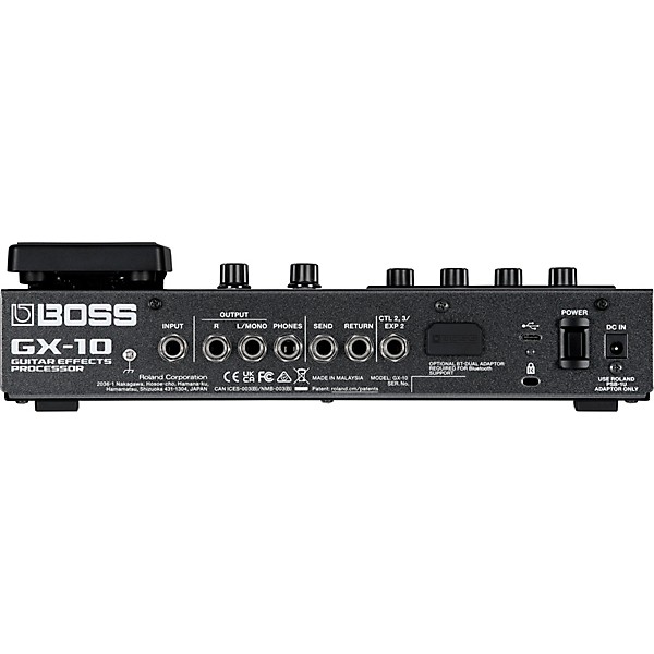 BOSS GX-10 Guitar Effects Processor - Black | Guitar Center