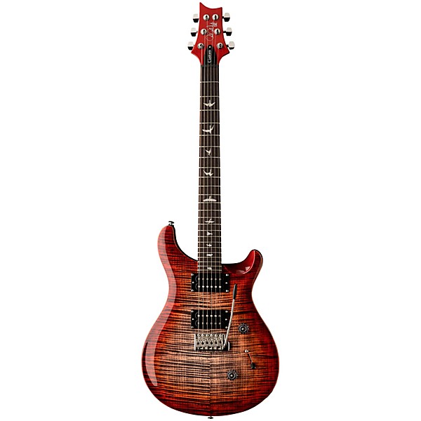 PRS SE Custom 24 Electric Guitar Charcoal Cherry Burst | Guitar Center
