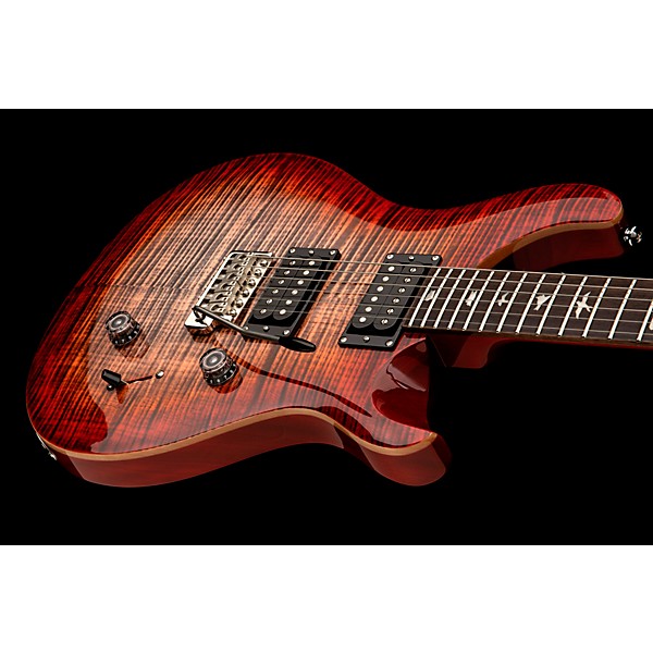 PRS SE Custom 24 Electric Guitar Charcoal Cherry Burst | Guitar Center