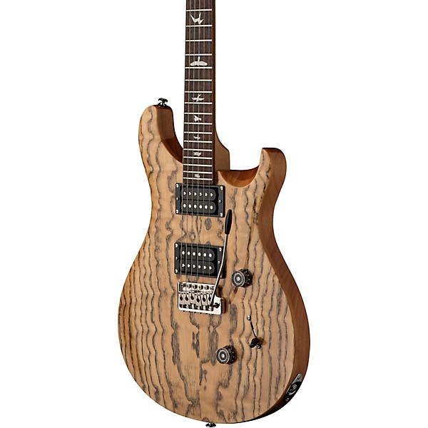 PRS SE Exotic Custom 24 Swamp Ash Burl Electric Guitar Natural