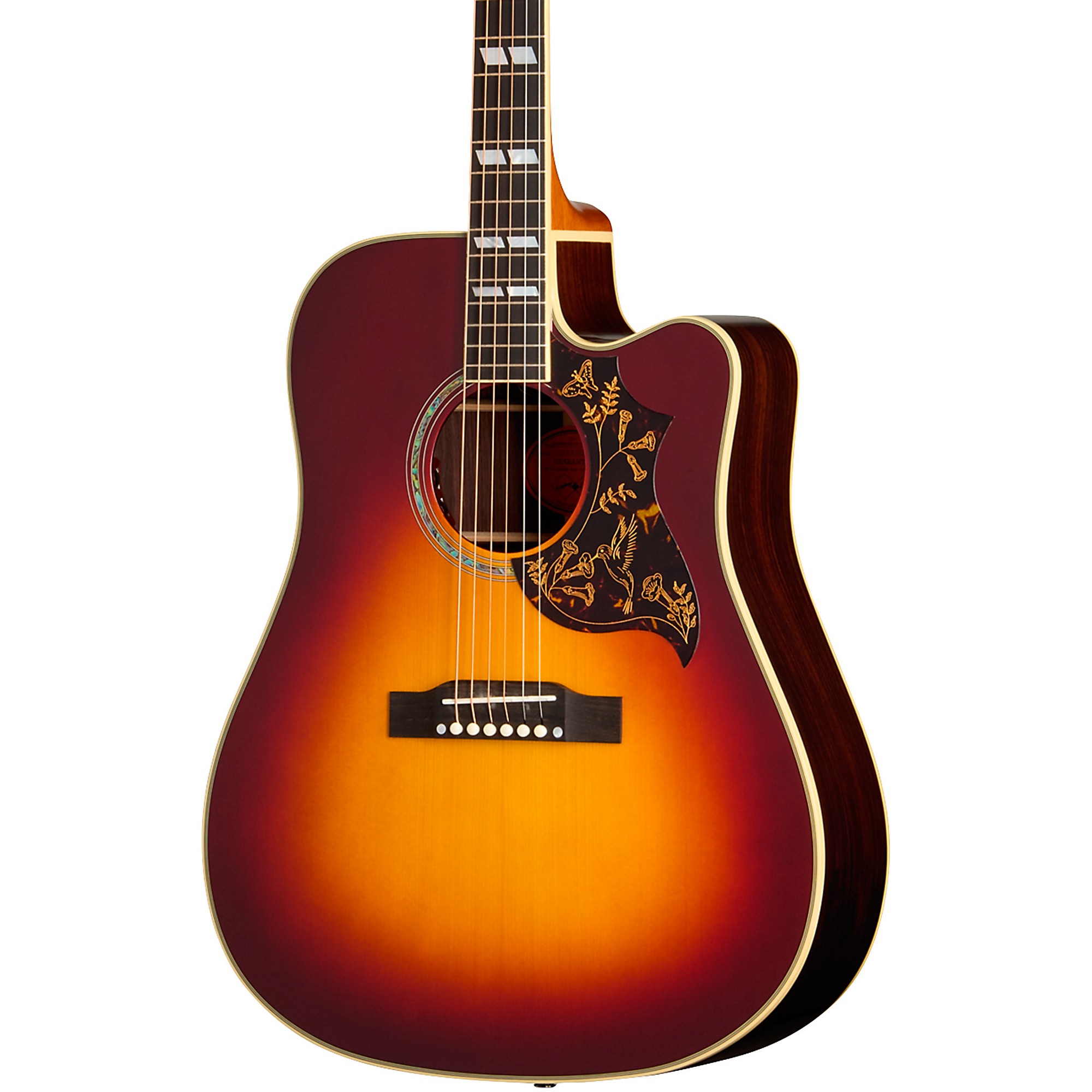 Epiphone Inspired by Gibson Custom Hummingbird Deluxe EC Acoustic