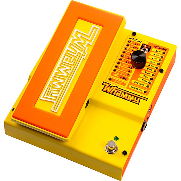 DigiTech MonoNeon Whammy Effects Pedal Yellow and Orange