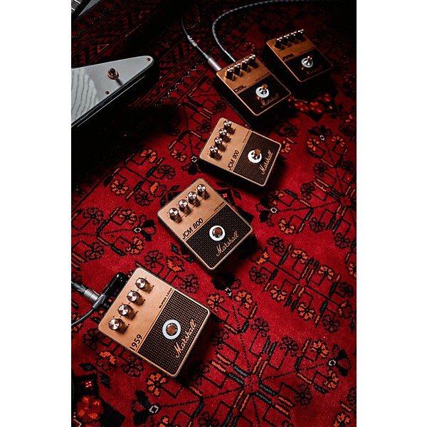Marshall JCM800 Lead Gain and Distortion Effects Pedal - Gold