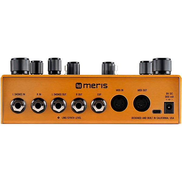 Meris Enzo X Modular Instrument Synthesizer Pedal Translucent Gold