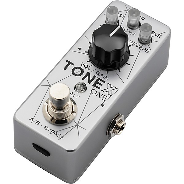 IK Multimedia TONEX ONE Bass Edition Amp Modeler Pedal - Aluminum