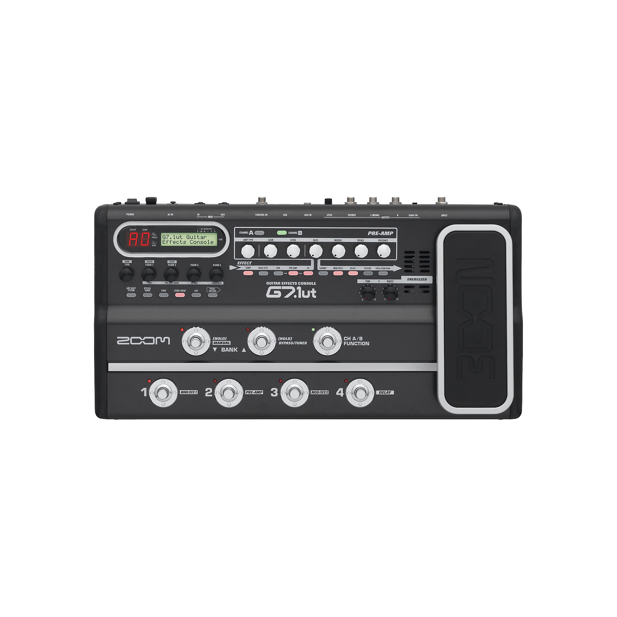 Restock Zoom G7.1ut Tube Guitar Multi-Effects Pedal/USB Interface