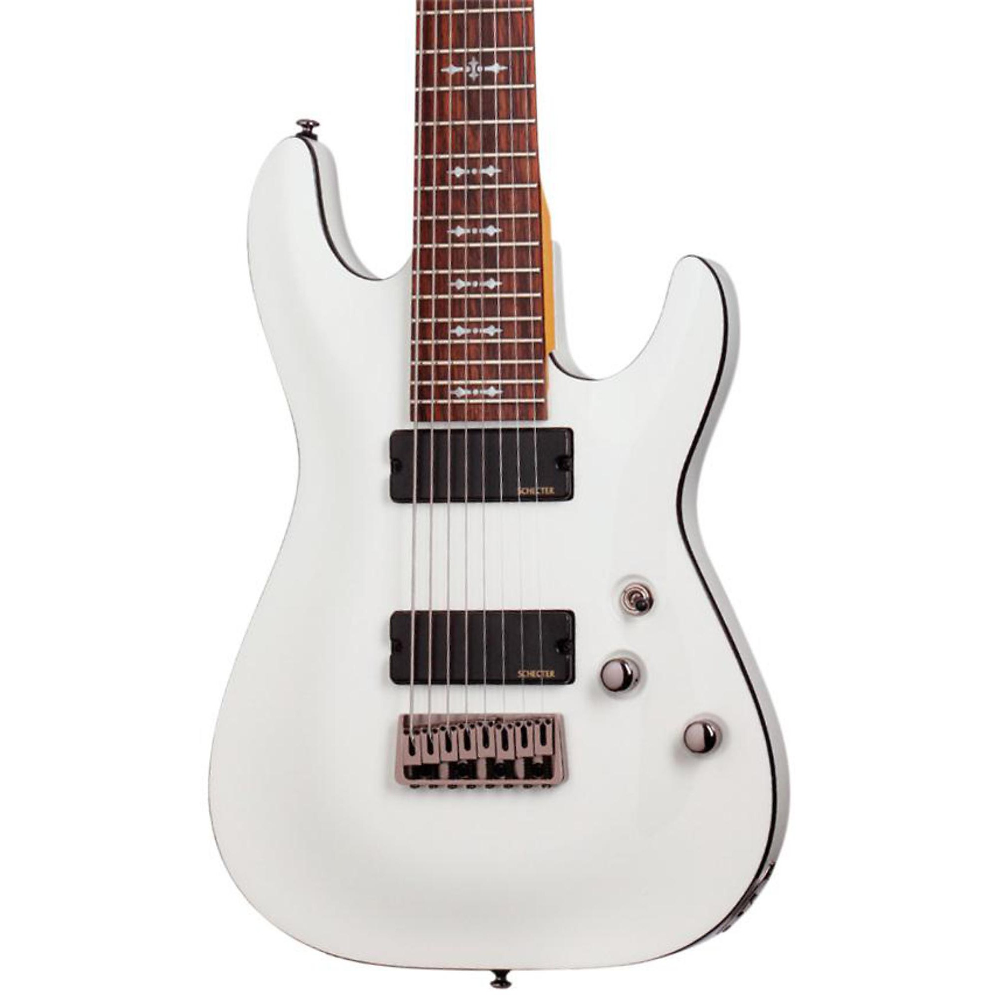 Schecter Guitar Research OMEN-8 Electric Guitar Vintage White