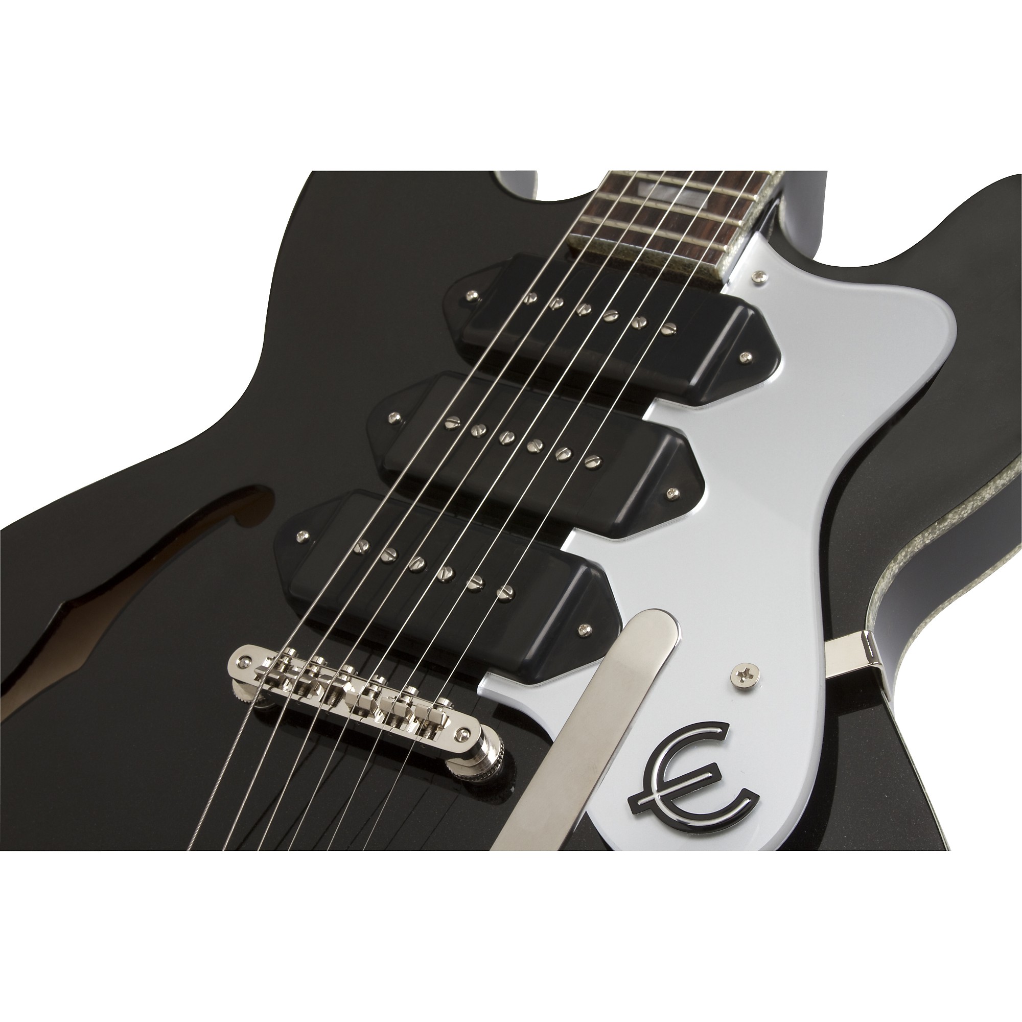Open Box Epiphone Limited Edition Riviera Custom P93 Black Royale