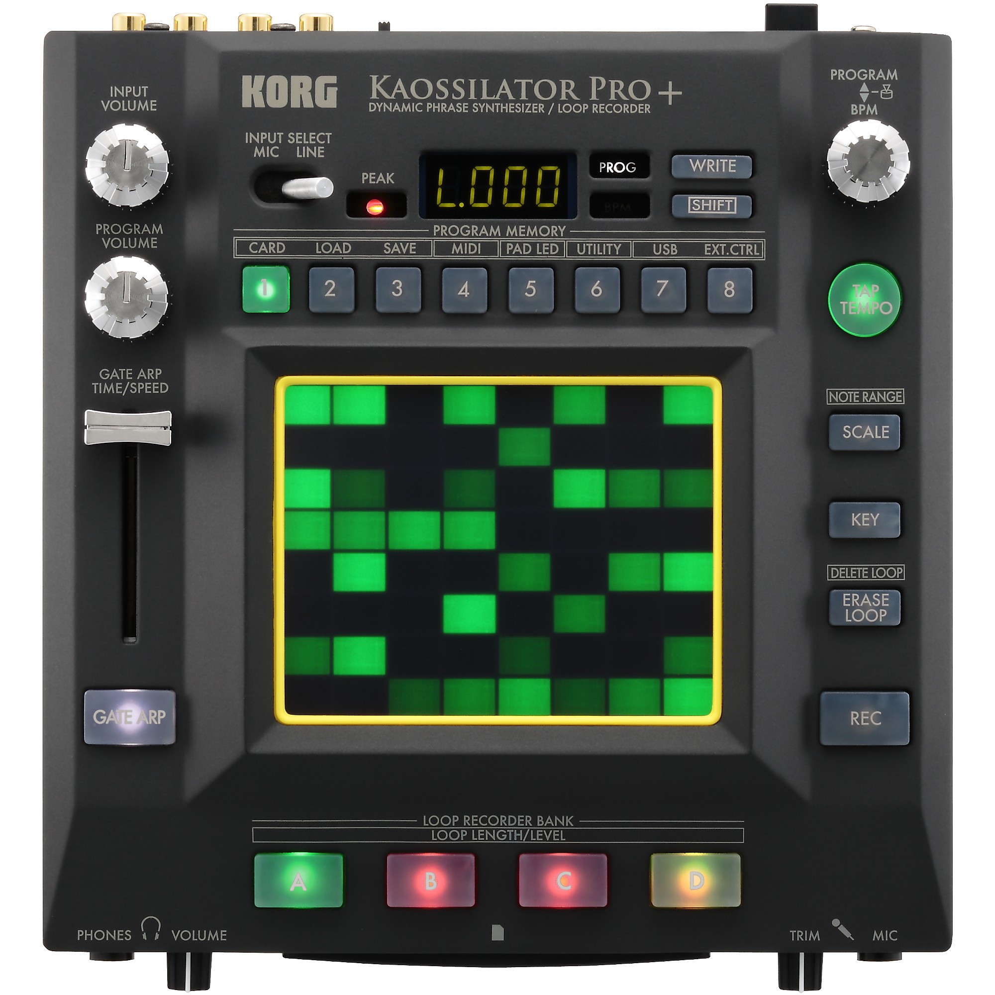KORG Kaossilator Pro+ Dynamic Phrase Synthesizer/Loop Recorder